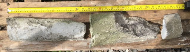 Detached shafts of Derbyshire Spar.