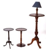 A Victorian mahogany lamp table, late 19
