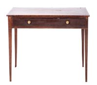 A Regency mahogany side table, early 19t
