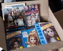 Four boxes of books and auction catalogu