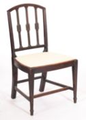 A Regency mahogany side chair, early 19t