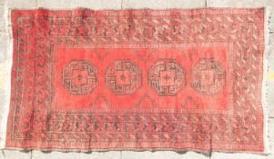 An Afghan rug,