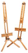 Two modern Windsor & Newton artist's adjustable easels (2)