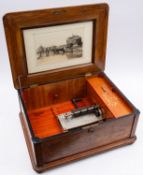 A walnut cased 'Original 60' polyphon,