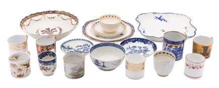 A mixed lot of English porcelain,