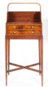 A George III mahogany cheveret,