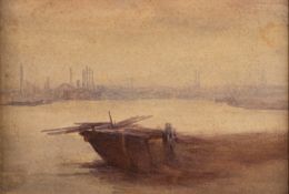 Isabella Lee Jay (British, 1841-1919) - A scene on the river,