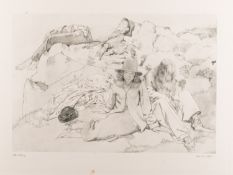 Sir William Orpen (Irish,1878 -1931) - The Draughtsman and his Model, Part of Composition,