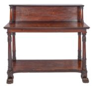 A Regency rosewood side table,