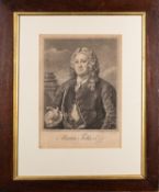 A collection of framed prints after 18th and 19th Century portraits - including portrait of Martin