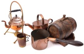 A collection of Victorian domestic metalware,