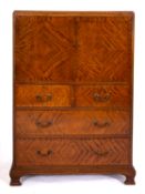 A mahogany chest in 18th century style,