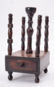 A Regency mahogany sewing frame,