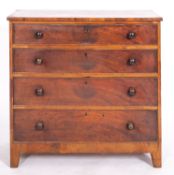 A Regency mahogany chest of drawers,