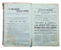 Two Edwardian Royal Navy List & Naval Handbooks for Lt E Henslow,