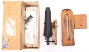 A H L Pearson one-eighth scale model of a 68 pounder ship mounted carronade,