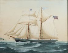 T. S. Willard (19th Century) 'Annie Davey' Bude. Oliver Davey Owner Gouache and watercolour 37.