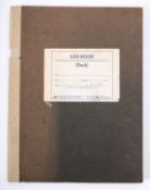 The Deck Log Book for the Type 3 Tanker MT 'Willy', commencing 22nd April , 1994.