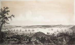 After Joseph Schranz (French, 1803-circa 1866) Anchorage of the English-French,