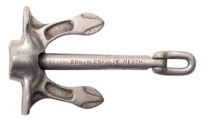 An aluminium advertising model stockless anchor 'The Britannic. R Sykes & sons Ltd.