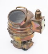A brass 4 inch yacht binnacle,