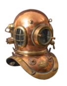 A six bolt Admiralty pattern diving helmet by Siebe Gorman & Co Ltd.