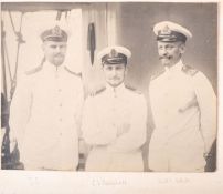 A midshipman's journal and photograph album for E W Sinclair,