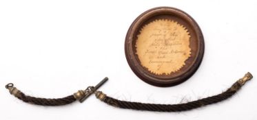 A William IV English turned wood snuff box, circa 1837, by repute from the timbers of HMS Albion, 8.