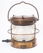 A Japanese copper toplight, maker Nippon Sento Co Ltd,