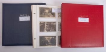 A good collection of early 20th century Royal Navy and maritime postcards in three albums,