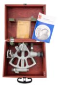 An 8 inch radius vernier sextant by Freiberger Prazisionmechanik, Germany:,