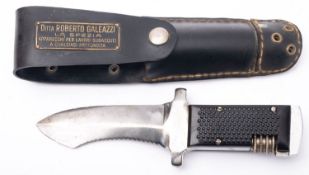 Galeazzi, Italy, Combination Diver's knife.