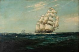 Robert Macgregor (British,1847-1922) 'Cutty Sark' Oil on canvas 49.