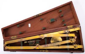 A 19th century brass draughtsman's or engineer's pantograph by W. H.