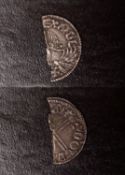 An Aethelred II cut halfpence.