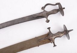 Two late 19th century Indian Tulwars,