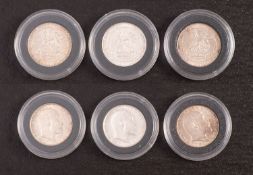 1902,1906,1907, higher grade shillings.