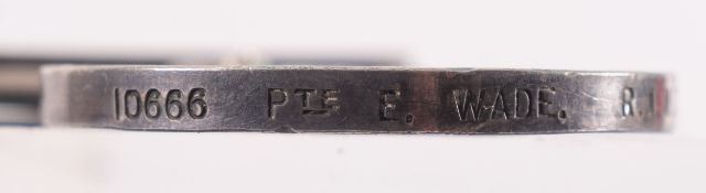 A King's South Africa Medal with two clasps,'1066 Pte E.