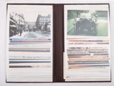 Four postcard albums; a mixed large number of modern and re-printed cards, some older foreign,