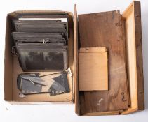 A collection of early 20th century diapositive stereoscope slides of foreign and topographical