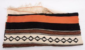 A vintage Mexican Serape blanket,
