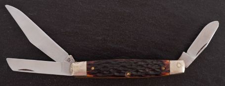 A Schrade pocket knife,