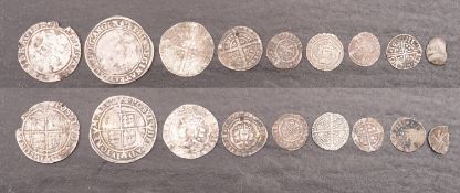 A mixed hammered group, containing Edward IV groat, Henry VI penny, Henry VII half groat,