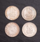 High grade 1897/1902/1928 and 1936 shillings.
