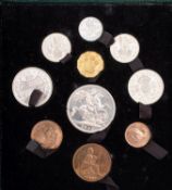 A 1951 boxed proof set.