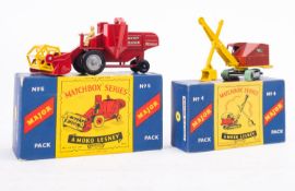 Matchbox Major No.4 Pack 'Ruston Buycru's Excavator, and Major No.