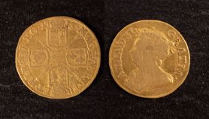 1713 Queen Anne guinea.