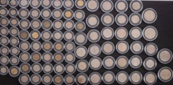 A quantity of Crypronickel coinage in better grades, various demonstrations.