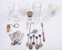 A collection of early to mid 20th century Masonic regalia, various lodges, including enamel jewels,