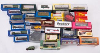 WITHDRAWN Base-Toys (B-T Models), recent, 20x 00 gauge vehicles, boxed; Dinky, 4 vehicles; Lledo,